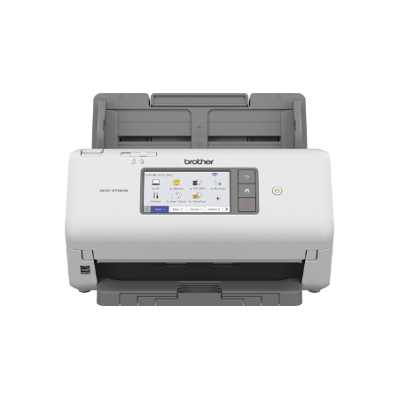 ADS-4700W: ESCANER TRANSACCIONAL DE ESCRITORIO WIFI CON PANTALLA TOUCH COMPACTO Y ERGONÓMICO, SENCILLO Y PODEROSO PARA DIGITALIZACIÓN RÁPIDA Y SENCILLA